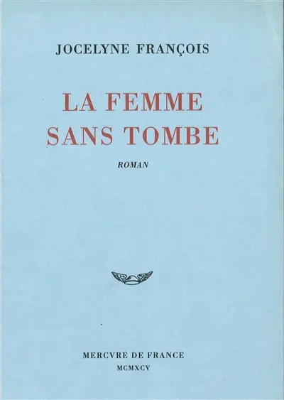 La femme sans tombe