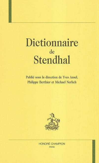 Dictionnaire de Stendhal