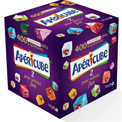 Roll'cube Apéricube 2 : 400 nouveaux défis & questions pour soirées fun