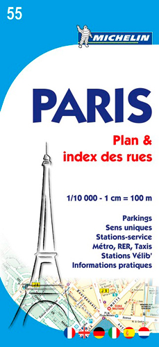 Paris : plan & index des rues