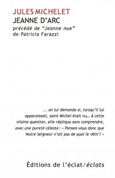 Jeanne d'Arc. Jeanne nue