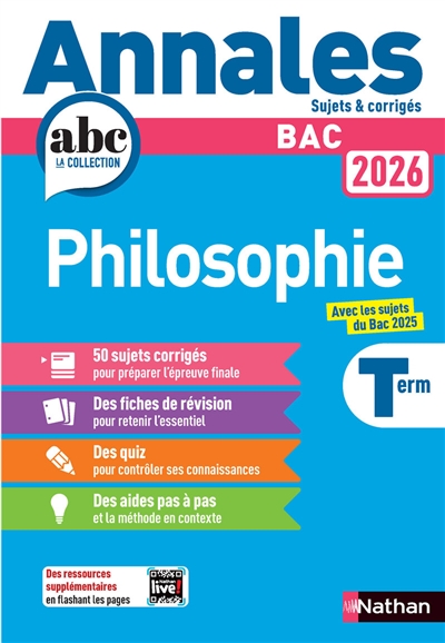 Philosophie terminale : bac 2026