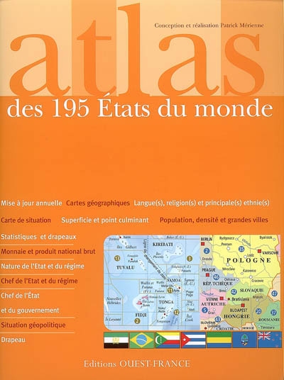 Atlas des 195 Etats du monde