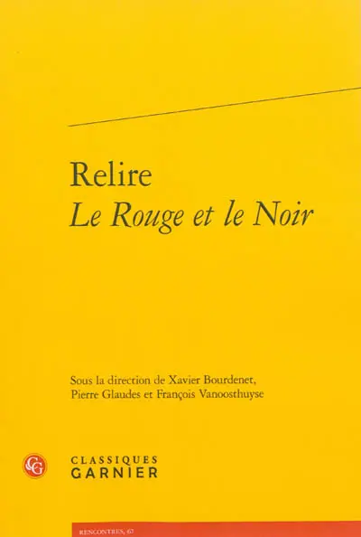 Relire Le rouge et le noir