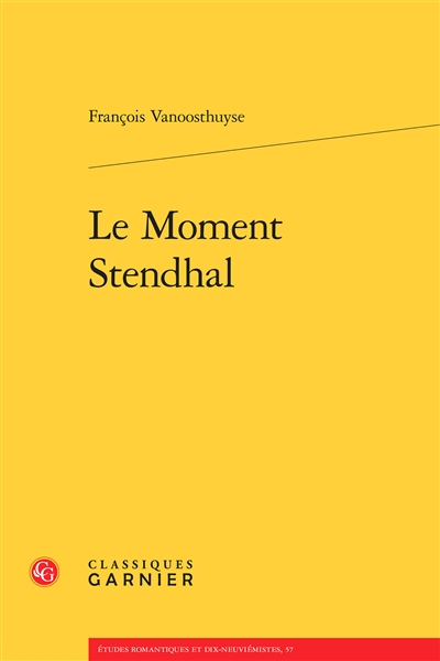 Le moment Stendhal