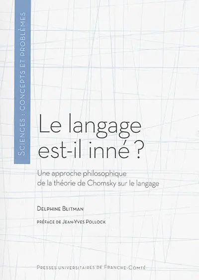 Le langage est-il inné ? : une approche philosophique de la théorie de Chomsky sur le langage