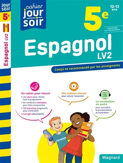 Espagnol LV2 5e, 12-13 ans : conforme au programme