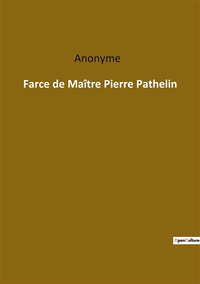 Farce de Maître Pierre...
