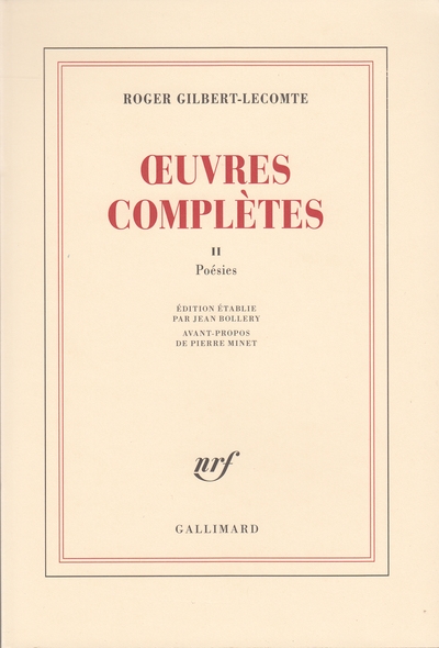 Oeuvres complètes. Vol. 2. Poésies