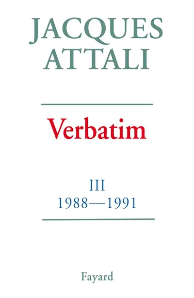 Verbatim. Vol. 3. 1988-1991