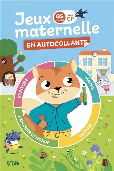 Jeux maternelle en autocollants : GS vers CP, 5-6 ans