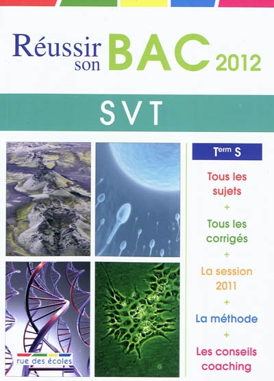 Sciences de la vie et de la Terre, terminale S, obligatoire et spécialité : bac 2012