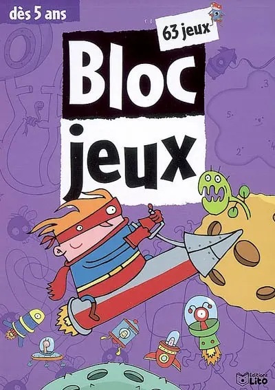 Bloc-jeux, super-héros : 63 jeux, dès 5 ans