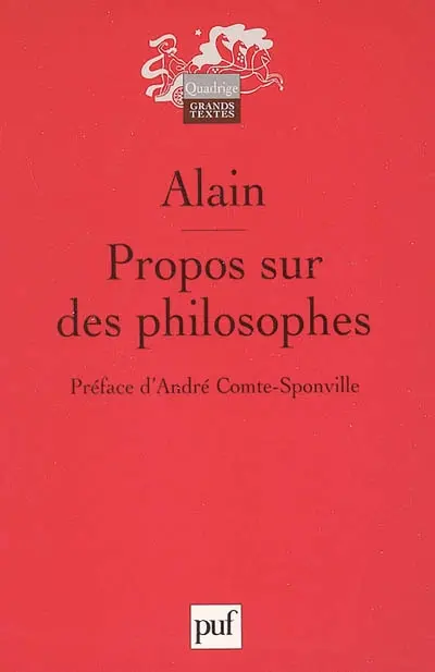 Propos sur des philosophes