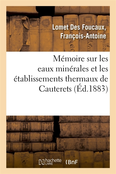 Mémoire sur les eaux...