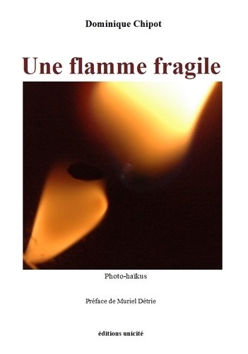 Une flamme fragile : photo-haïkus