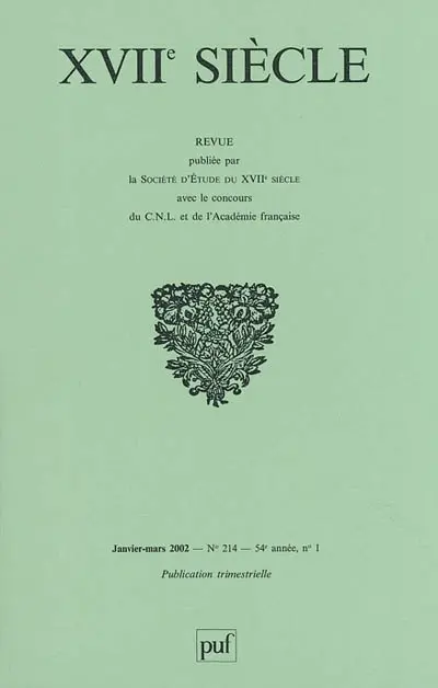 Dix-septième siècle, n° 214