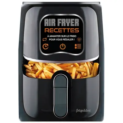 Frigobloc : recettes air fryer : fiches aimantées