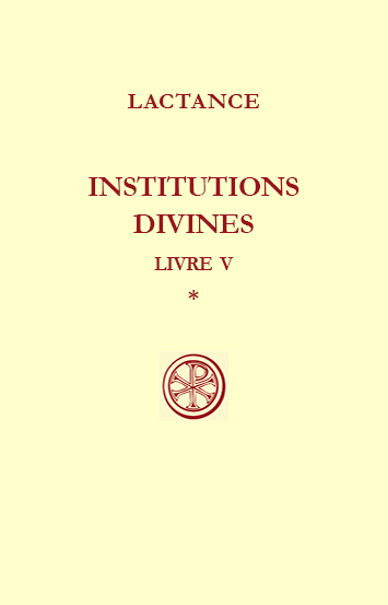 Institutions divines. Vol. 5-1