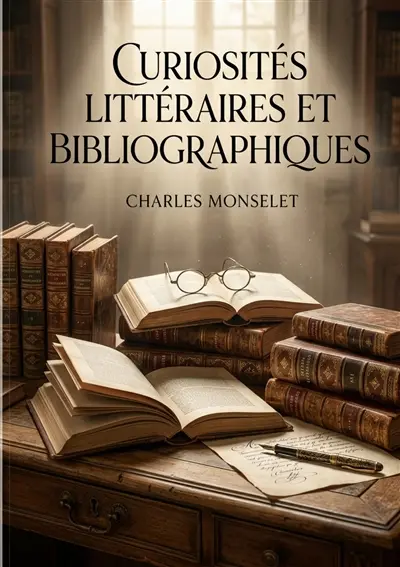 Curiosités littéraires et bibliographiques : Une exploration des curiosités littéraires et bibliographiques par Charles Monselet, offrant un aperçu érudit du monde des livres et des écrivains.