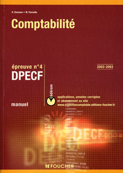 Comptabilité, DPECF, épreuve n° 4 : manuel