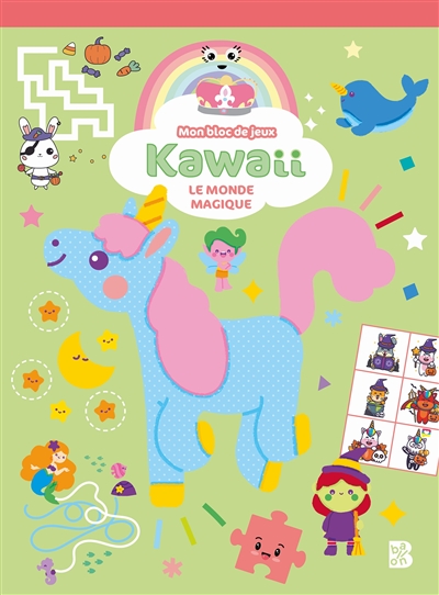 kawaii : le monde magique : mon bloc de jeux