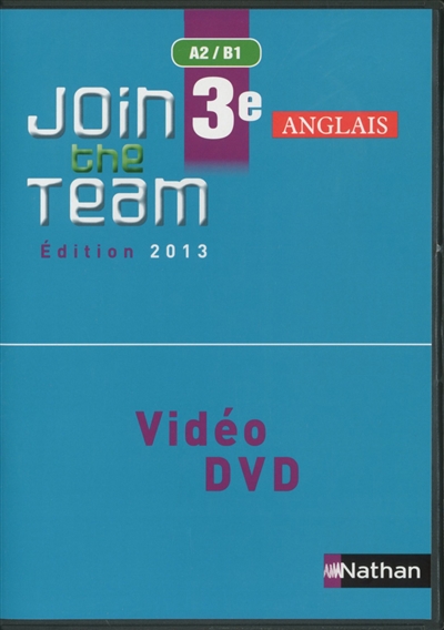Join the team 3e : DVD-ROM classe