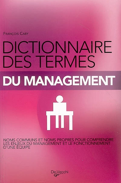 Dictionnaire des termes de management