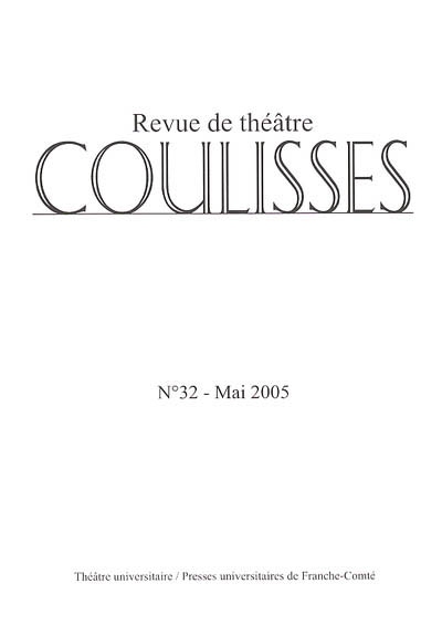 Coulisses, n° 32