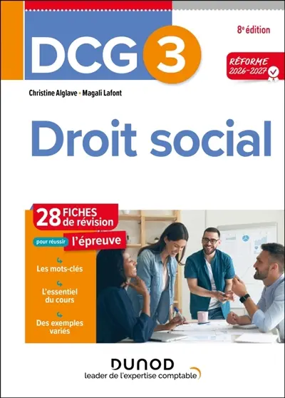 DCG 3, droit social : 28 fiches de révision pour réussir l'épreuve : réforme 2026 DCG 3, droit social : 28 fiches de révision pour réussir l'épreuve : réforme 2026