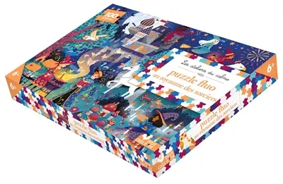 Puzzle fluo au royaume des sorcières