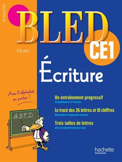 Bled écriture CE1, 7-8 ans
