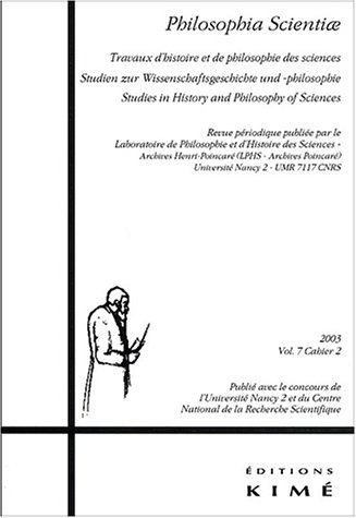 Philosophia scientiae, n° 7-2. Henri Poincaré : qu'est-ce qu'un savant ?