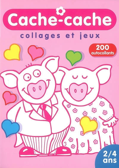 Collages et jeux : cochon