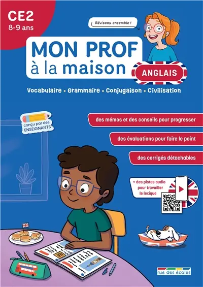 Anglais CE2, 8-9 ans : vocabulaire, grammaire, conjugaison, civilisation