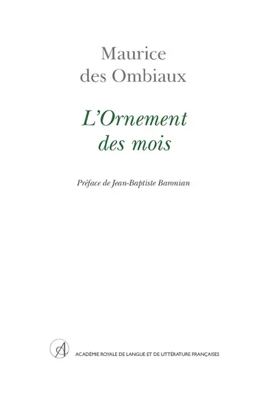 L'ornement des mois