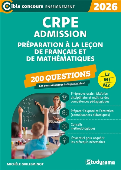 CRPE admission, préparation...