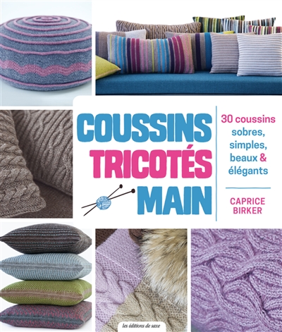 Coussins tricotés main : 30...