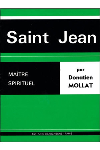 Saint Jean, maitre spirituel