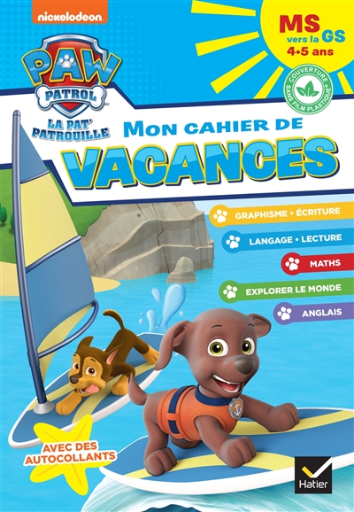 Mon cahier de vacances Pat'...