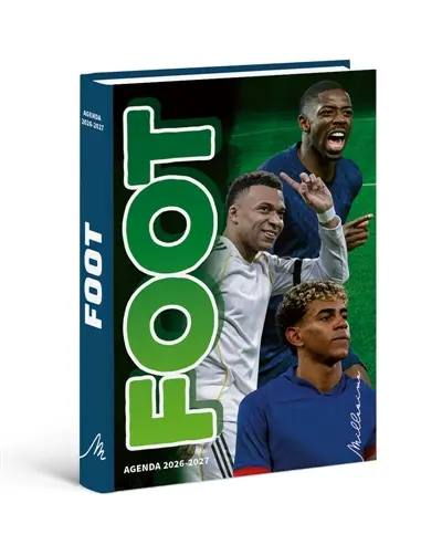 Agenda scolaire 2026-2027 Foot