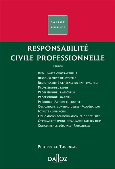 Responsabilité civile professionnelle