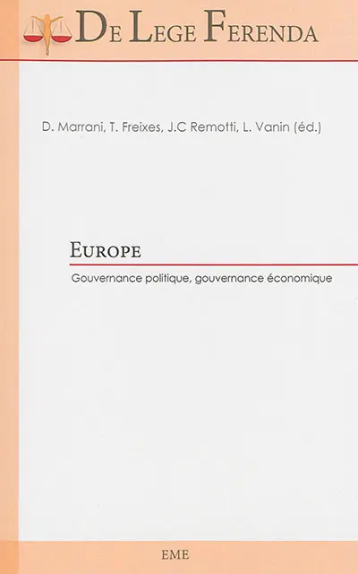 Europe : gouvernance politique, gouvernance économique