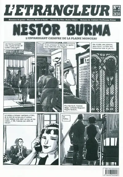 Etrangleur, Nestor Burma (L'), n° 2. L'envahissant cadavre de la plaine Monceau : 2e partie