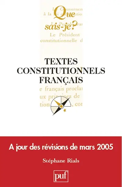 Textes constitutionnels français