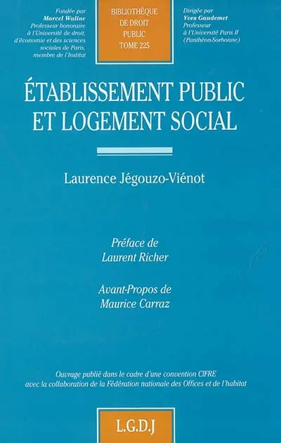 Etablissement public et logement social