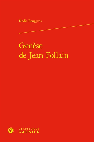 Genèse de Jean Follain