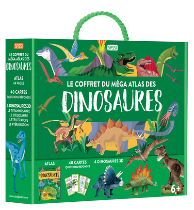 Le coffret du méga atlas des dinosaures