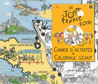 Le tour de France 2016 : cahier d'activités + coloriage géant