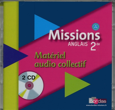 Missions anglais 2de : CD audio classe